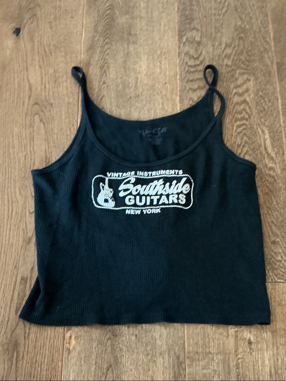 Brandy Melville Black Spaghetti Strap Tank